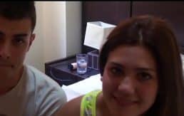 el casting de una joven parejita